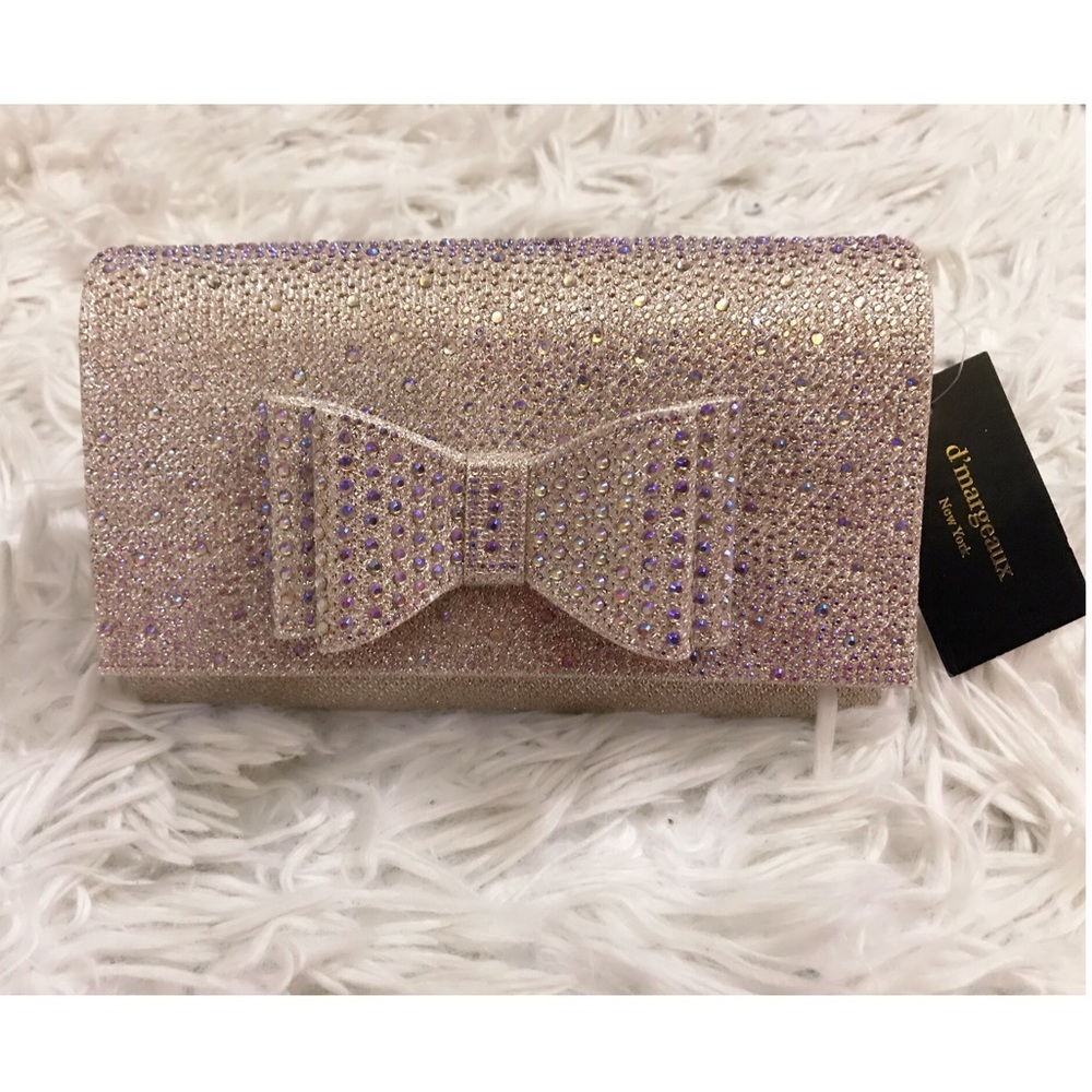 Rhinestone Clutch/ crossbody Purse